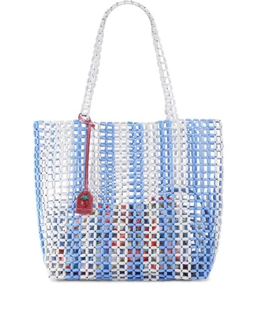 Kurt Geiger Blue Kensington Shopper Bag