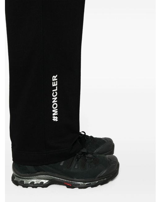 3 MONCLER GRENOBLE Jogginghose mit Logo-Patch in Black für Herren