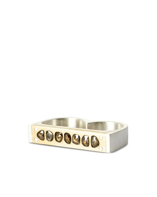 Parts Of 4 White Plate Ring