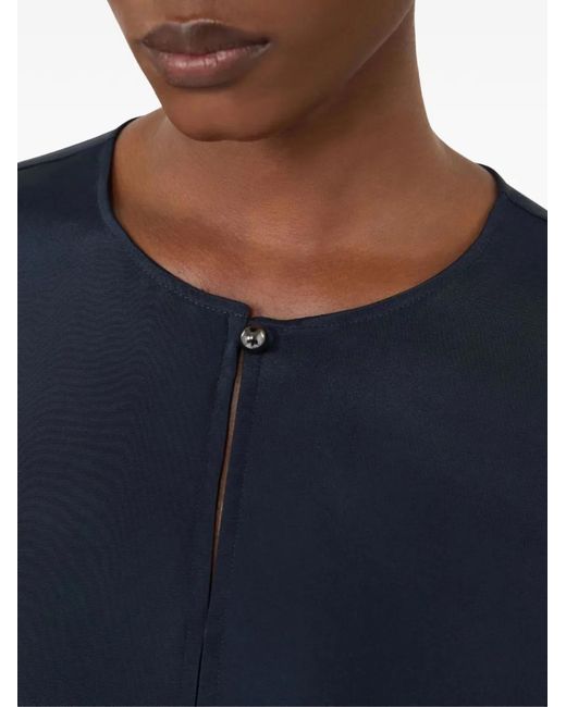 Max Mara Blue Mxpmitico Blouse