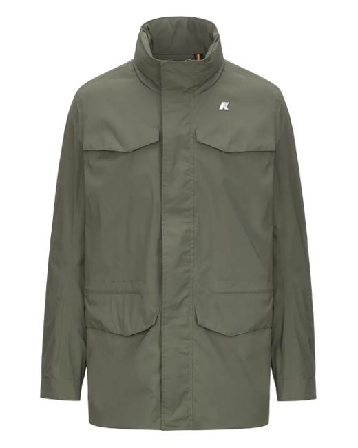 K-Way Green Manuel Multi-Pocket Jacket for men