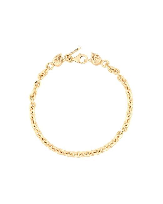 Emanuele Bicocchi Metallic Skull Bracelet