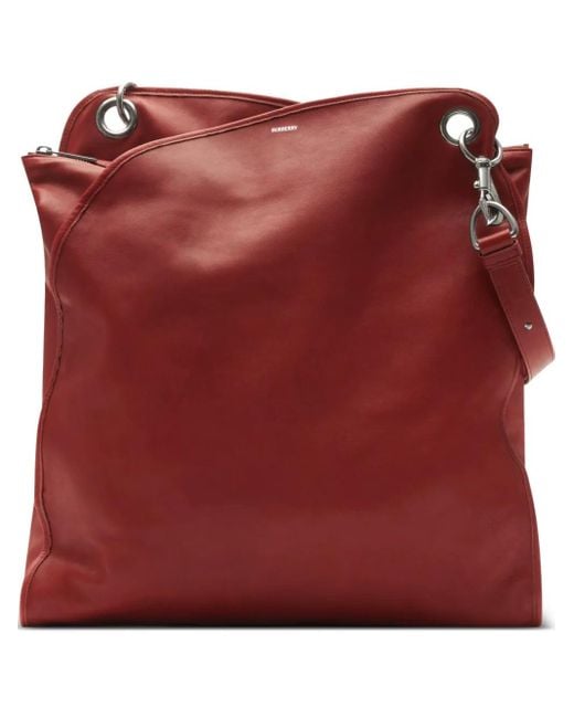 Burberry Red Small Shield Twin Shoulder Bag