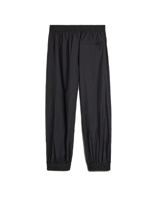 Y-3 Black Gradient 3-Stripes Drawstring Track Pants for men