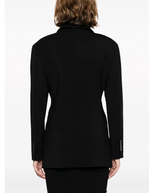 Blazer Con Botones Lanvin de color Black