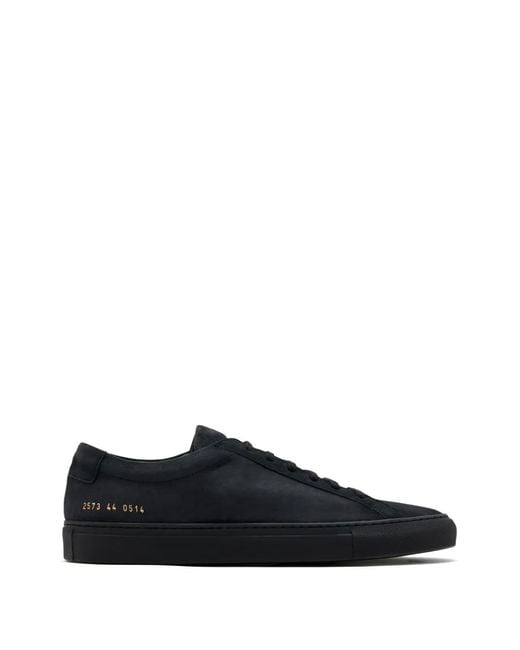 Common Projects Blue Trainers Achilles Suede for men