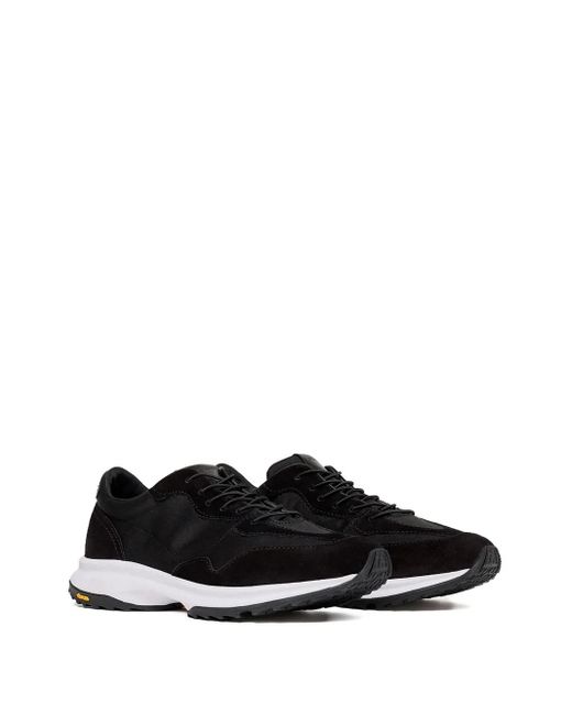 Scarosso Black Leather Sneakers for men