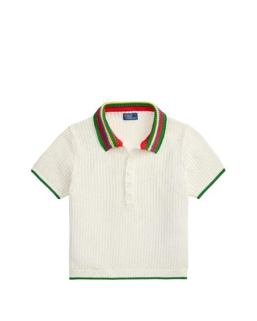 Polo Ralph Lauren White Button Polo Shirt