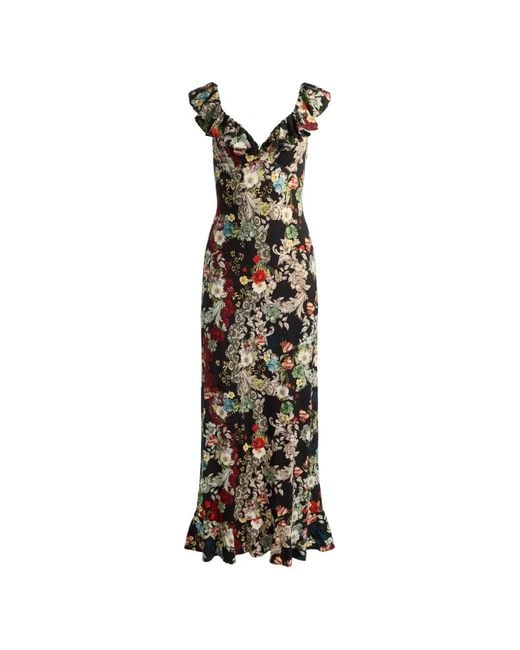Alice + Olivia White Gemma Maxi Dress