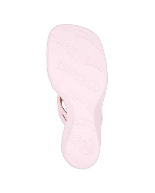 Camper Pink Louise Multi-Strap Sandals