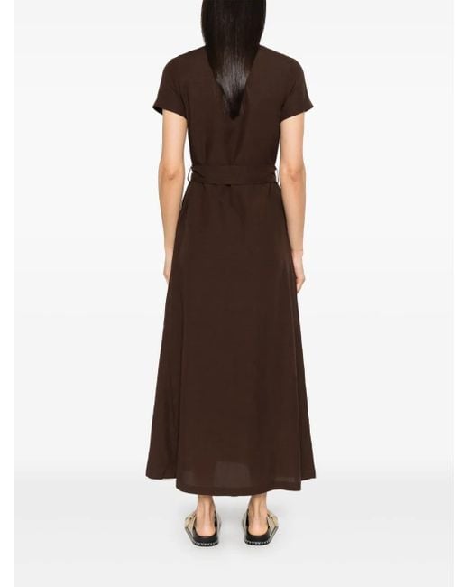 A.P.C. Annelie Midi-Jurk in het Brown