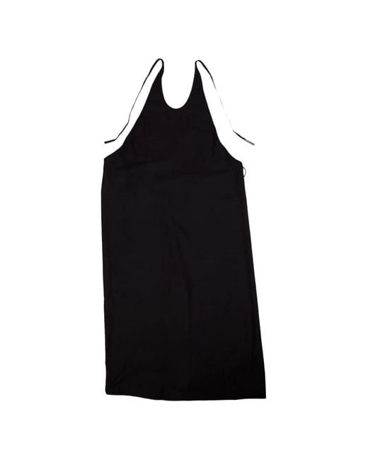 Baserange Black Apron Dress