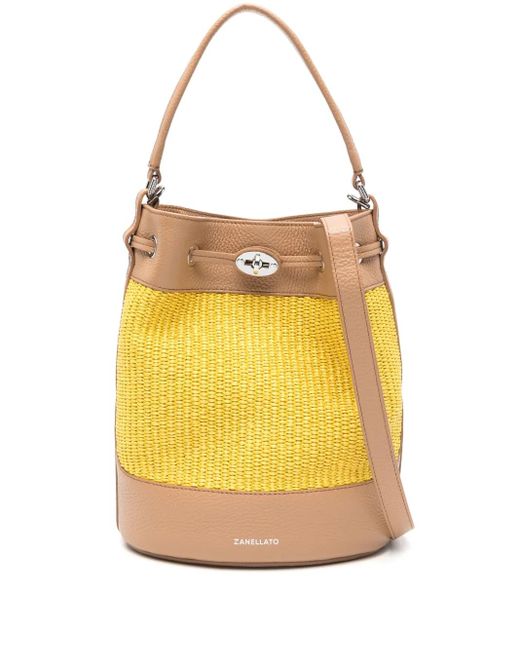 Zanellato Monda バケットバッグ Yellow