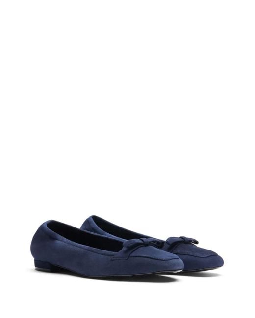 Stuart Weitzman Blue Tully Loafers