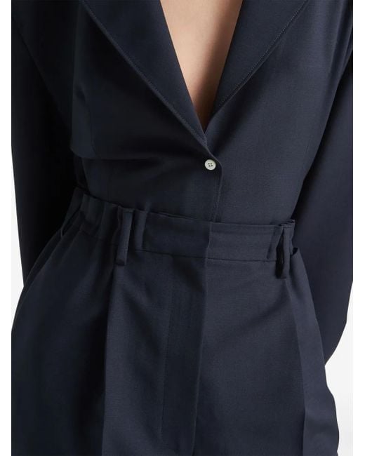 Prada Geplooide Pantalon in het Blue