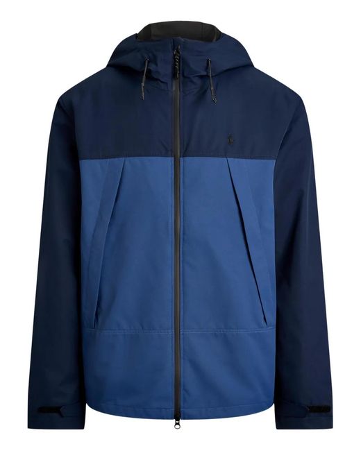 Polo Ralph Lauren Blue Polo-Pony-Motif Windbreaker for men