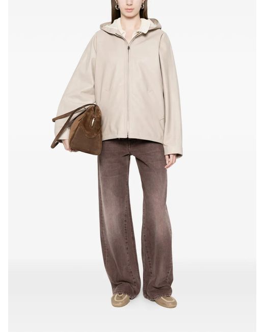 Simonetta Ravizza Natural Cambridge Hooded Jacket