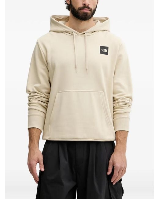 The North Face Natural Logo-Patch Drawstring Hoodie for men