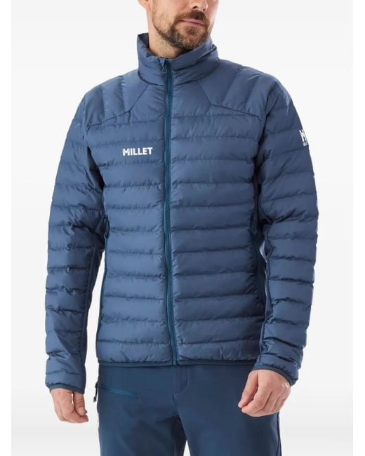 Millet Blue Fitz Roy Warm Quilted Down Jacket for men