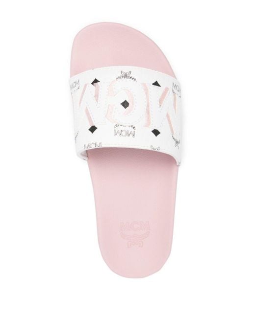 Mcm powder shop pink slides