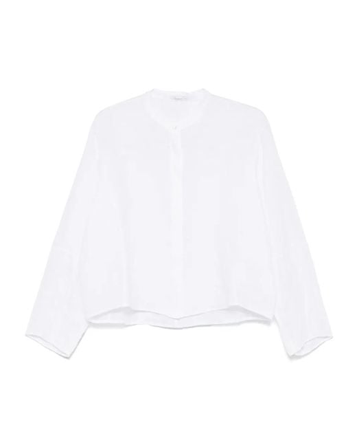 Transit Blouse Met Textuur in het White