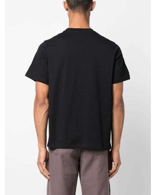 T-Shirt Con Ricamo di Coperni in Black da Uomo