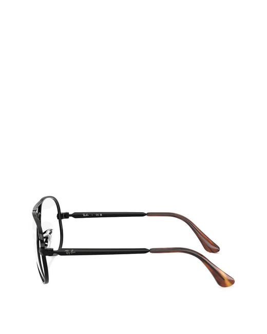 Ray-Ban Black Aviator Glasses