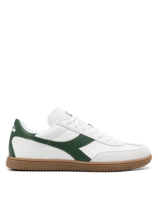 Diadora White Leather Sneakers
