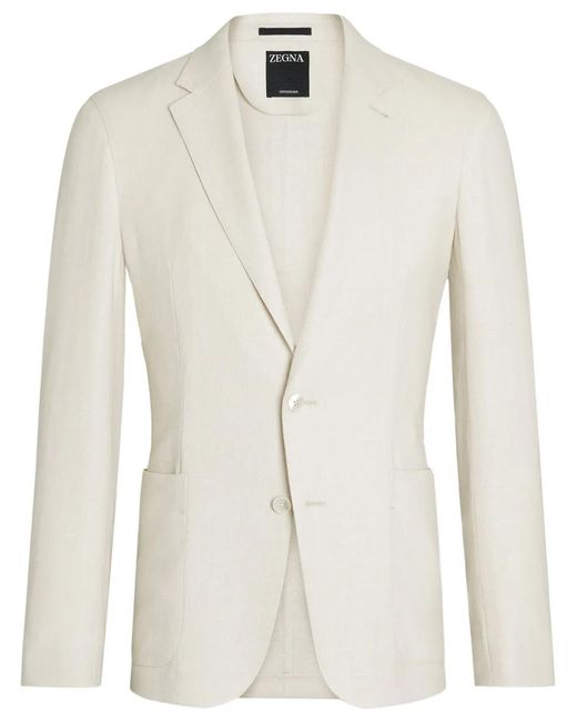 Zegna Natural Crossover Blazer for men