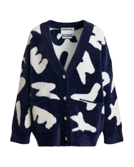 Essentiel Antwerp Blue Jarden Cardigan