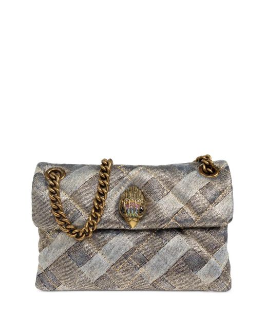 Kurt Geiger Gray Mini Kensington Cross Body Bag