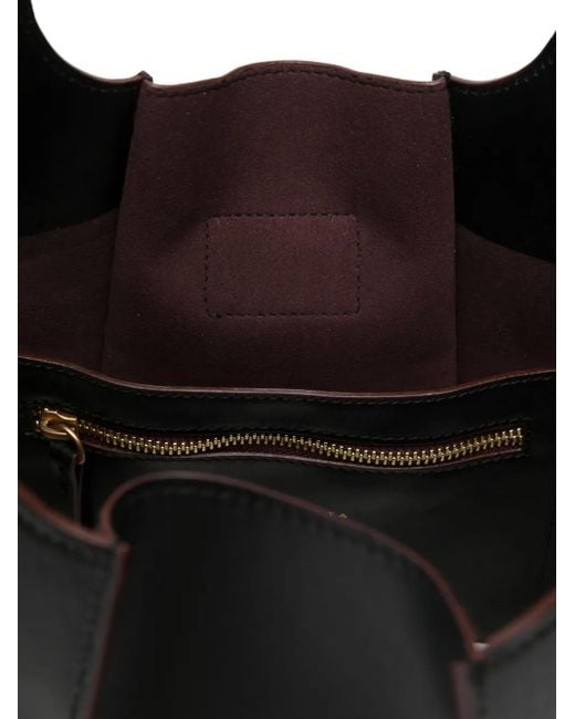 Roberto Festa Black Medium Eloise Leather Shoulder Bag