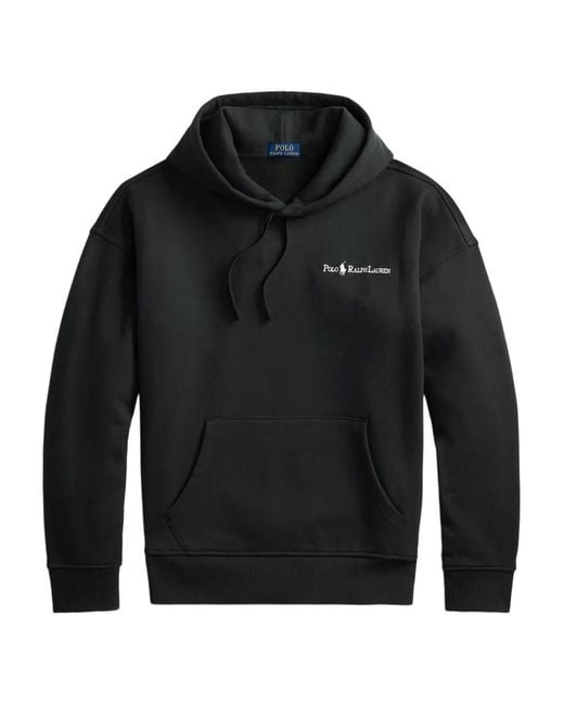 Polo Ralph Lauren Black Long-Sleeve Hoodie for men