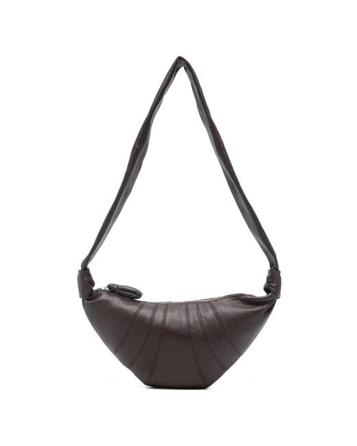 Lemaire White Small Croissant Bag