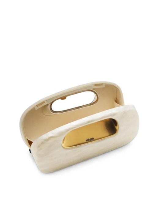 Cult Gaia Natural Amara Clutch Bag