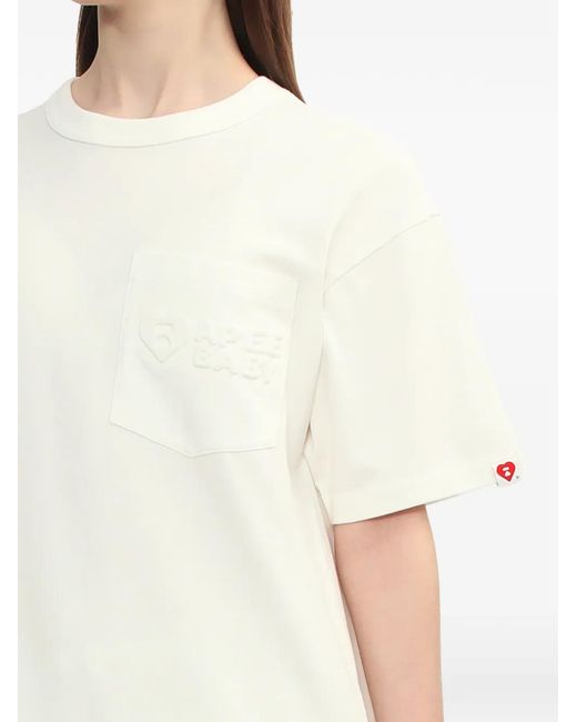 A Bathing Ape White Pocket Detail T-Shirt