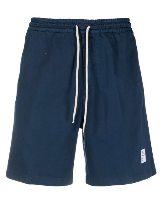 Department 5 Drawstring Shorts in het Blue voor heren