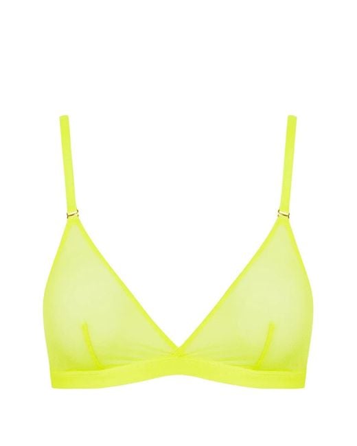 Maison Close Yellow Corps À Corps Neon Triangle-Cup Bra