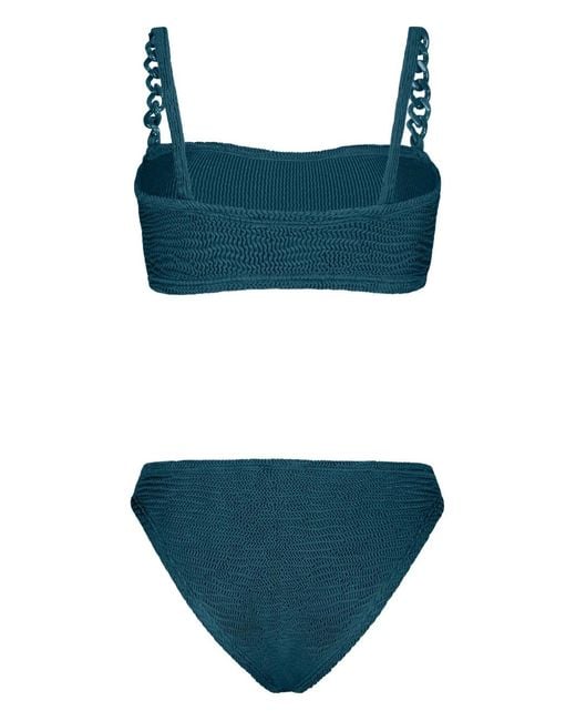 Paramidonna Blue Penelope Chain-Straps Bikini