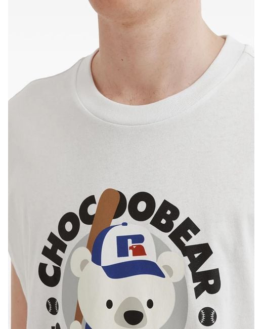 Chocoolate White Débardeur À Imprimé Graphique for men