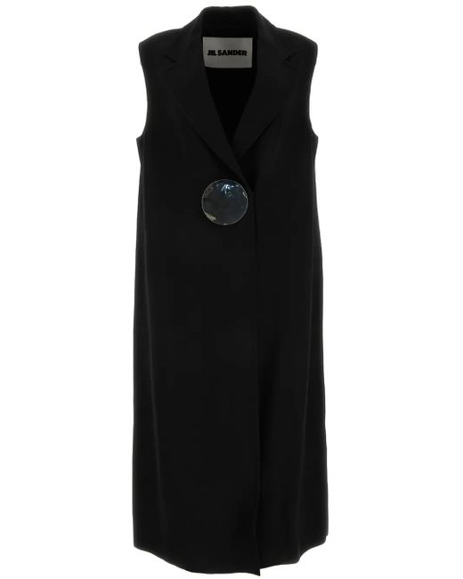 Jil Sander Black Gilet
