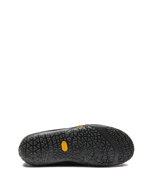 Suicoke Black Leather Slip-On Sneakers