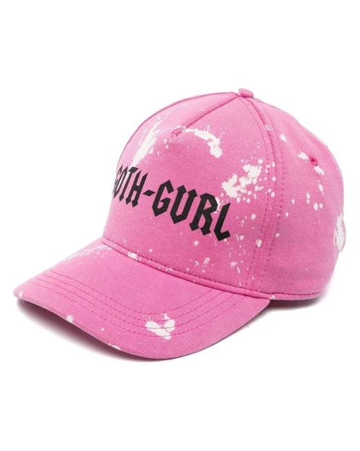 DSquared² Pink Goth-Gurl Baseballkappe