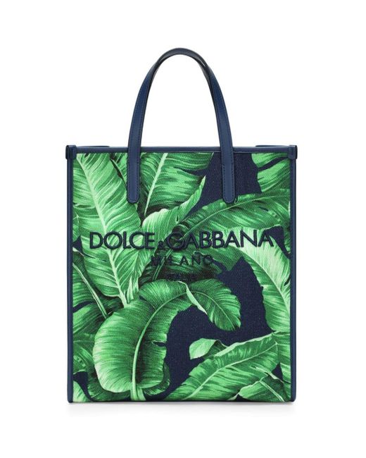 Bolso de hombro con logo bordado Dolce & Gabbana de hombre de color Green