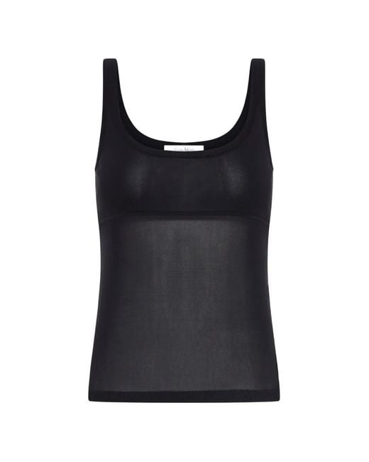Max Mara Black Sleeveless Top