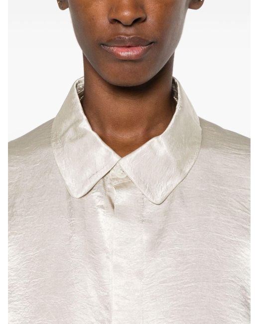 Camicia con effetto stropicciato di Lauren Manoogian in White