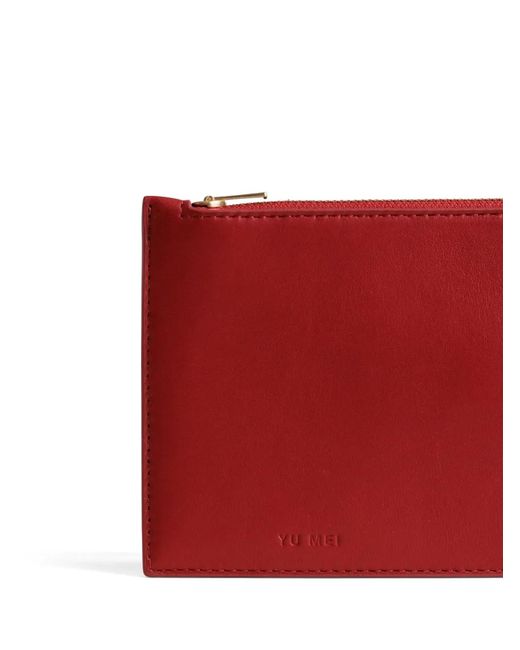 Yu Mei Red Hannah Envelope Clutch Bag