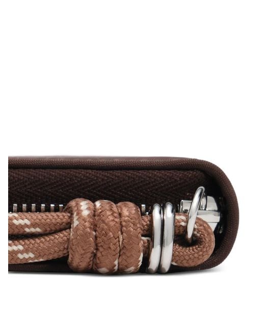 Bimba Y Lola Brown Large Mocha Nylon Wallet