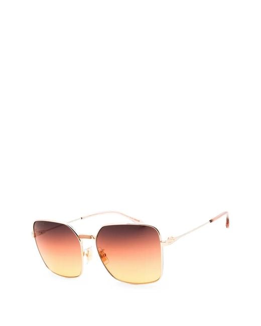 Etro Metallic Square-Frame Sunglasses