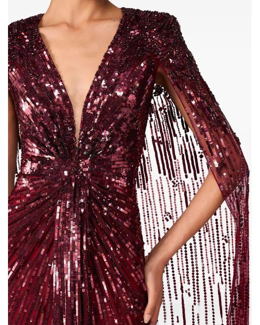 Jenny Packham Purple Rush Gown